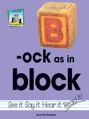 cover image of Ock As In Block